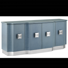 Currey 3000-0281 - Maya Blue Credenza