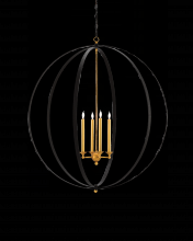 Currey 9000-0238 - Ogden Black Orb Chandelier