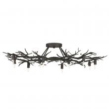 Currey 9000-0981 - Rainforest Bronze Semi-Flush Mount