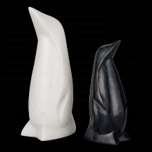 Currey 1200-0820 - Black & White Penguin Set of 2