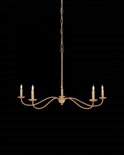 Currey 9000-0848 - Saxon Small Tan Chandelier