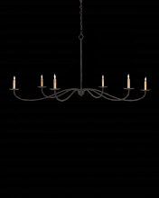 Currey 9267 - Saxon Large Black Chandelier