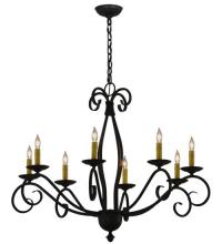 Meyda White 115923 - 36"W Sienna 8 LT Chandelier