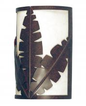 Meyda White 116200 - 8" Wide Tiki Wall Sconce