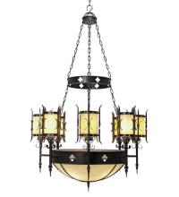 Meyda White 117035 - 48" Wide Sabrina 8 Light Chandelier