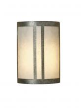 Meyda White 117158 - 8" Wide Taurean Wall Sconce