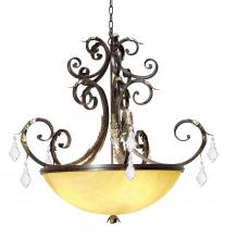 Meyda White 120263 - 43" Wide Serratina Chandelier