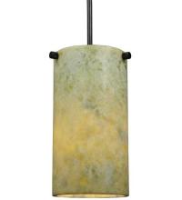 Meyda White 121579 - 3.4"W Cilindro Jadestone Mini Pendant