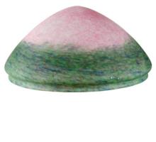 Meyda White 12423 - 14.5"W PINK/GREEN PATE-DE-VERRE TRIANGLE SHADE