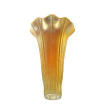 Meyda White 12771 - 3.5"W Lily Amber/Iridescence Shade