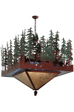 Meyda White 137023 - 40"Sq Pine Lake Inverted Pendant