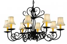 Meyda White 137699 - 36"W Corrina 8 LT Chandelier