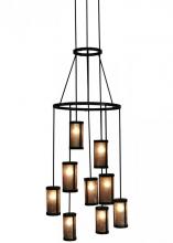 Meyda White 142437 - 35"W Cartier 9 LT Chandelier