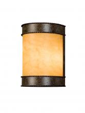 Meyda White 144048 - 8" Wide Wyant Wall Sconce