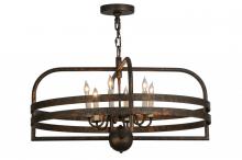 Meyda White 145225 - 32"W Aldari 6 LT Chandelier