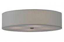 Meyda White 145895 - 24" Wide Cilindro Off White Textrene Flushmount