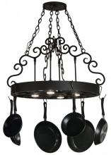 Meyda White 151752 - 32"W Dior 4 LT Pot Rack