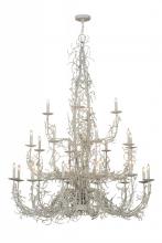 Meyda White 152649 - 54"W Twigs 24 LT Chandelier