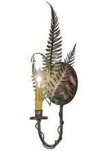 Meyda White 154430 - 8"W Fern Wall Sconce