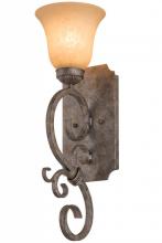 Meyda White 159082 - 6"W Thierry Wall Sconce