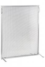 Meyda White 161292 - 38" Wide X 46" High Prime Fireplace Screen