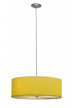 Meyda White 162247 - 23" Wide Cilindro Play Textrene Pendant