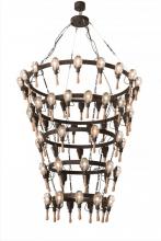 Meyda White 165791 - 65"W Juala Pin 63 LT Chandelier