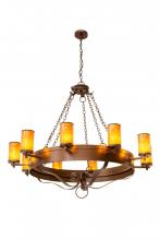 Meyda White 178113 - 60"W Parnella 10 LT Chandelier