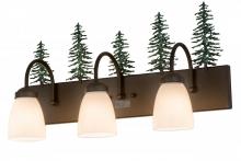 Meyda White 178428 - 24"Wide Tall Pines 3 Light Vanity Light