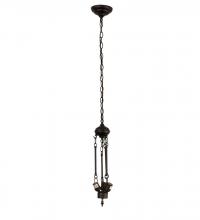 Meyda White 184620 - 20"W Solar Black 3 LT Inverted Pendant Hardware