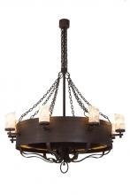 Meyda White 185629 - 54"W Parnella 24 LT Chandelier