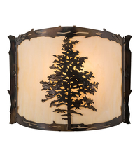 Meyda White 190071 - 12" Wide Tamarack Wall Sconce