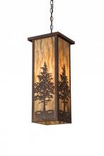 Meyda White 190094 - 10"Sq Tamarack Pendant