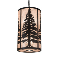 Meyda White 197428 - 18" Wide Tall Pines Pendant