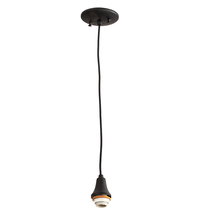 Meyda White 203701 - 5" Wide Textured Black Pendant Hardware