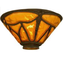 Meyda White 21252 - 7.5" Wide Castle Dragonfly Shade