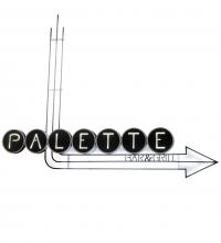 Meyda White 214316 - 85" Wide Paletta Sign