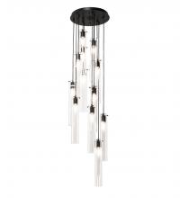 Meyda White 220696 - 16" Wide Cilindro 12 Light Cascading Pendant