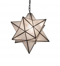 Meyda White 231949 - 18" Wide Moravian Star Pendant