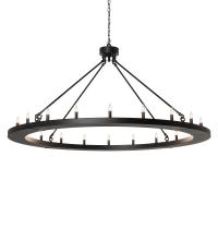 Meyda White 242178 - 60" Wide Loxley 20 Light Chandelier