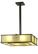 Meyda White 244454 - 29" Long Piazza Oblong Pendant