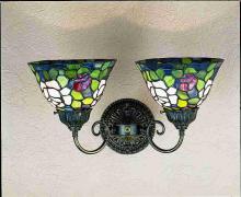 Meyda White 31121 - 18" Wide Rosebush 2 Light Wall Sconce