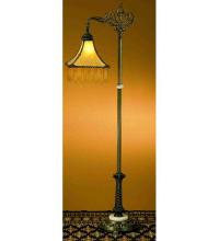 Meyda White 31291 - 59"H Victoria Bridge Arm Floor Lamp