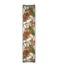 Meyda White 35971 - 9"W X 42"H Bittersweet Stained Glass Window