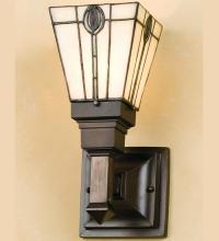 Meyda White 50628 - 5"W Spear Mission Wall Sconce