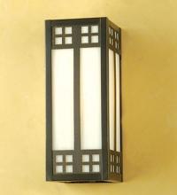 Meyda White 50665 - 4.5" Wide Prairie Loft Wall Sconce