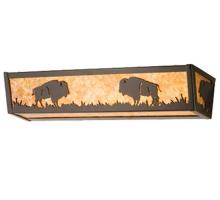 Meyda White 67746 - 30"W Buffalo Vanity Light