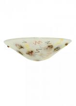 Meyda White 81718 - 18"W Supernova Fused Glass Wall Sconce