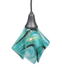 Meyda White 99131 - 9" Wide Handkerchief Wildgen Mini Pendant