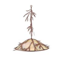 Meyda White 99171 - 22"W Pine Branch Pendant